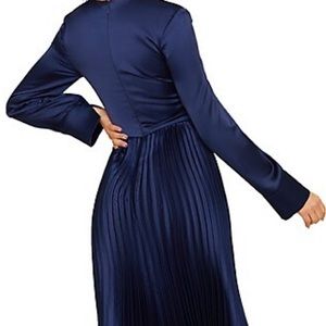 Almia Satin Midi Dress